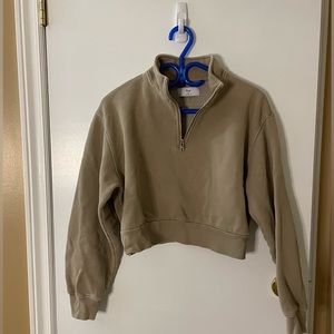 TNA Cozy Fleece Crop 1/4 Zip